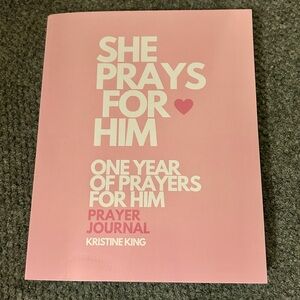 She Prays For Him Prayer Journal - Pink